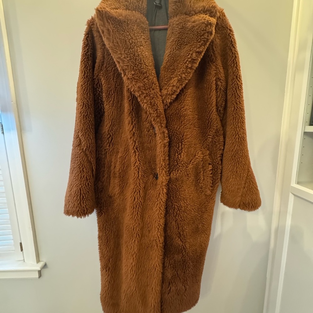 Women's Urban Outfitters Oversized Teddy Coat